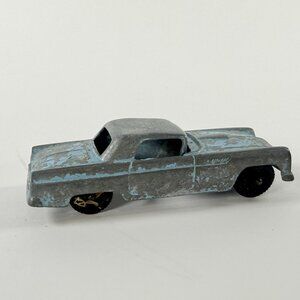 Vintage TootsieToy 1955 Ford Thunderbird Coupe Blue Die-Cast Chicago USA Retro M
